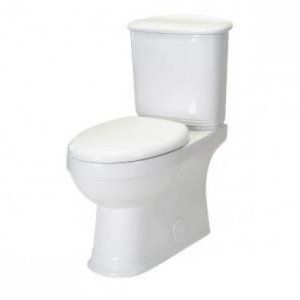 Foremost TL20PAHETEW Aden 2 Piece Comfort Height Elongated Toilet with Seat