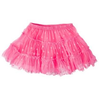 Cherokee Infant Toddler Girls Full Polkadot Skirt   Pink 5T