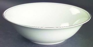  Elegance Platinum Tone 9 Round Vegetable Bowl, Fine China Dinnerware  
