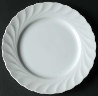 Oscar De La Renta Oasis Salad Plate, Fine China Dinnerware   Swirled Rim