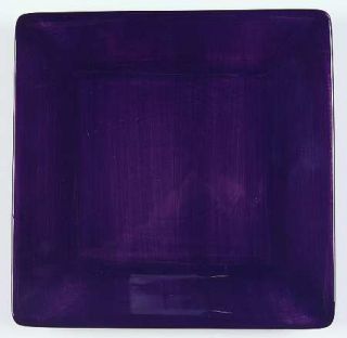 Tabletops Unlimited Corsica Plum Square Salad Plate, Fine China Dinnerware   All