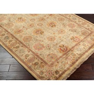 Hand Knotted Scoresby Semi worsted New Zealand Wool Rug (36 X 56)