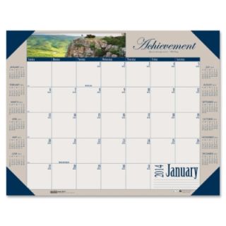 House Of Doolittle Motivational Photographic Monthly Desk Pad