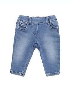 Gucci Infants Web Detail Jeans   Blue Denim