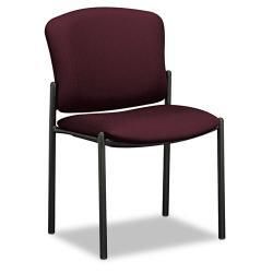 Hon Pagoda 4070 Series Stacking Chair, Wine (pack Of 2)