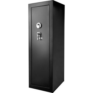Extra Large Biometric Rifle Safe (BlackInner dimensions 56.5 inches high x 14.88 inches wide x 19.3 inches deepBox dimension 61 inches high x 21 inches wide x 23 inches deepWeight 139 pounds )