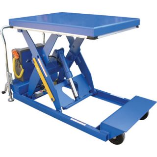 Vestil Portable Scissor Lift Table   3000 lb. Capacity, 46in. Raised Height,