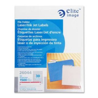 Elite Image Permanent Laser/Inkjet Filing Label