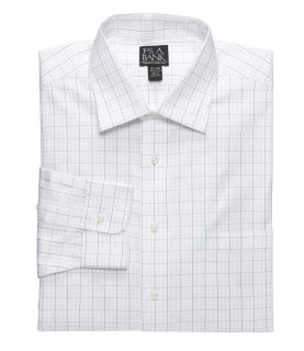 Traveler Pinpoint Plaid Spread Collar Dress Shirt Big or Tall by JoS. A. Bank Me