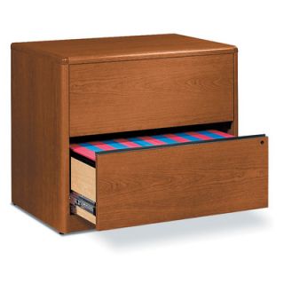 HON 10700 Series Two Drawer Lateral File 10762 Finish Henna Cherry