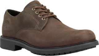 Mens Timberland Concourse Buck Plain Toe Oxford   Dark Brown Oiled Leather Lace