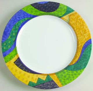 Studio Nova Madagascar 12 Chop Plate/Round Platter, Fine China Dinnerware   Gre