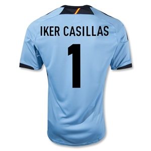 adidas Spain 12/13 IKER CASILLAS Away Soccer Jersey