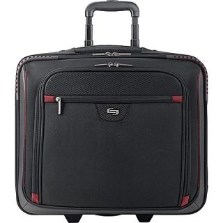 Sterling Rolling Laptop Overnighter Case Black   SOLO Wheeled Business Case