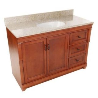 Foremost NACABGR4922 Naples 49 Vanity with Right Drawers & Granite Top
