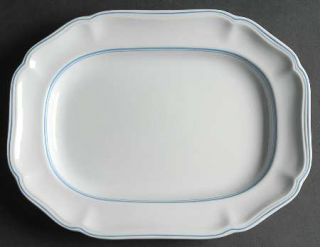 Spode Blue Marlborough 12 Oval Serving Platter, Fine China Dinnerware   Blue Ri