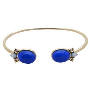Cuff Bracelet   Silver/Blue (2.5)