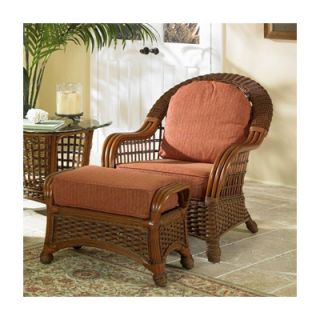 Wildon Home ® Montego Chair and Ottoman 18222/C PEC / 18222/C WW