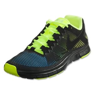 Nike Free Trainer 3.0 NRG Running Shoe (Volt/Current Blue/Black)