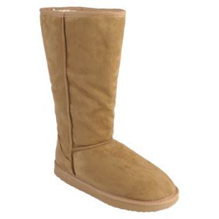 Womens Journee Collection Ladies 12 Inch Faux Suede Boot   Camel (8)
