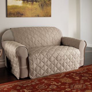 Innovative Textile Solutions Ultimate Diamond Sofa Protector Chocolate  