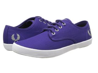 Fred Perry Foxx Twill Mens Lace up casual Shoes (Purple)