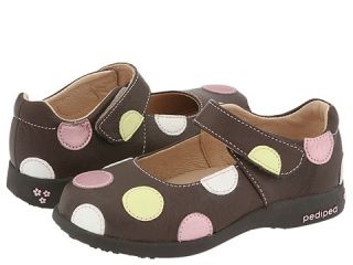 pediped Giselle Flex Girls Shoes (Brown)