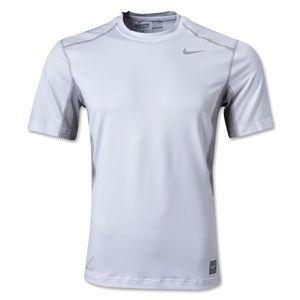 Nike Hypercool Fitted Top 2.0 T Shirt (White/Gray)