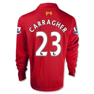 Warrior Liverpool 12/13 CARRAGHER LS Home Soccer Jersey
