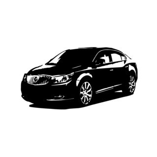 Black Car Vinyl Wall Art (BlackEasy to applyDimensions 22 inches wide x 35 inches long )