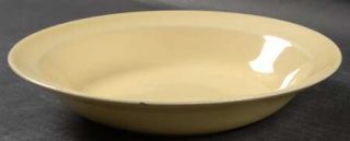 Taylor, Smith & T (TS&T) Luray Pastels Yellow Rim Soup Bowl, Fine China Dinnerwa