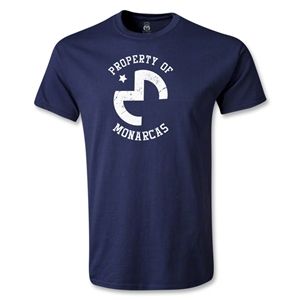 Euro 2012   Morelia Monarcas Distressed Logo T Shirt (Navy)
