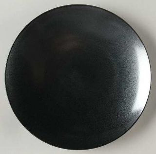 Sasaki China Simplicity Obsidian (Black) Salad Plate, Fine China Dinnerware   Al