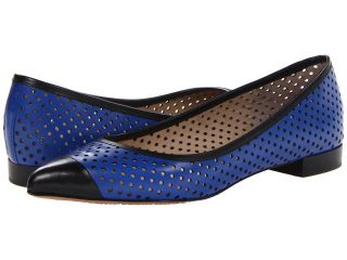 Michael Kors Collection Janae Womens Dress Flat Shoes (Blue)