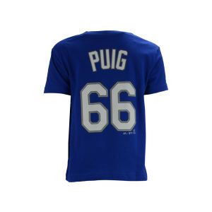 Los Angeles Dodgers Yasiel Puig Majestic MLB Kids Official Player T Shirt