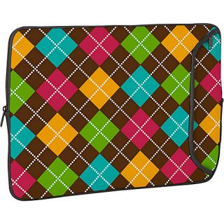 15 Designer Laptop Sleeve   Argyle