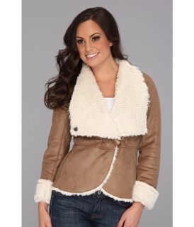 Scully Arleta Faux Fur Womens Coat (Brown)