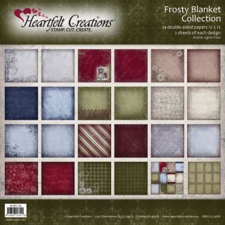Heartfelt 12x12 inch Double sided 48 page Frosty Blanket Paper Collection