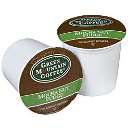 Green Mountain Coffee Mocha Nut Fudge 96 K cups For Keurig Brewers