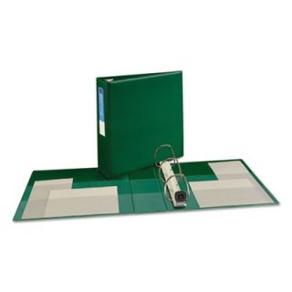 Avery Binder Heavy Duty Binder with One Touch EZD Rings, 11 x 8 1/2, Green