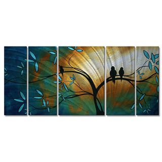 Megan Duncanson Threes Company Metal Wall Sculpture (LargeDimensions 23.5 inches high x 56 inches wide )
