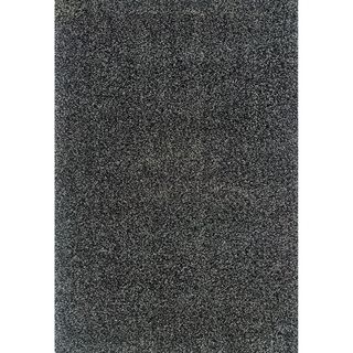Modern Shag Blue/ Black Area Rug (33 X 5)