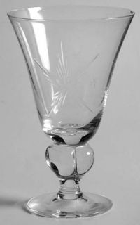 Swedish Crystal North Star Juice Glass   Clear