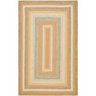 Hand woven Country Living Reversible Tan Braided Rug (4 X 6)