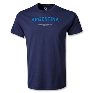 Euro 2012   Argentina FIFA Beach World Cup 2013 T Shirt (Navy)