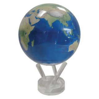 Mova Levitating 4.5 diam. In. Natural Earth Globe Multicolor   MG 45 STE NE