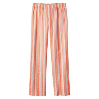 Xhilaration Juniors Woven Sleep Pant   Orange Stripe S(3 5)