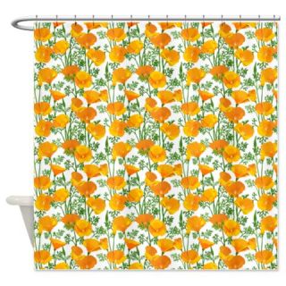  California State Flower Shower Curtain  Use code FREECART at Checkout