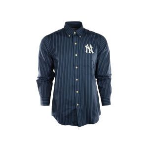 New York Yankees Antigua MLB Achieve Button Down Collar Woven Shirt