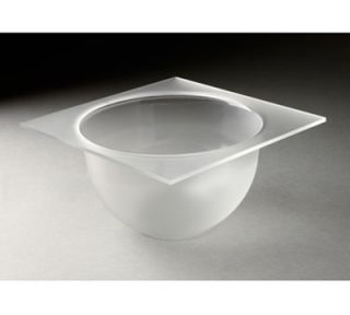 Rosseto Serving Solutions 8 Round Serving Tray   Frosted Acrylic
